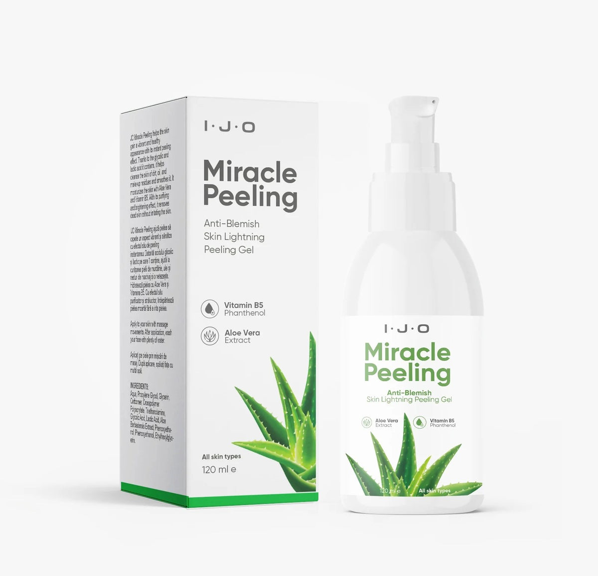 I.J.O , Mıracle peeling s aloe vera proti akné